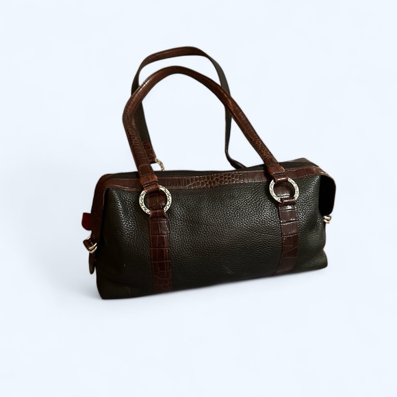 Brighton Black/Brown high quality leather large handbag. - Picture 2 of 7